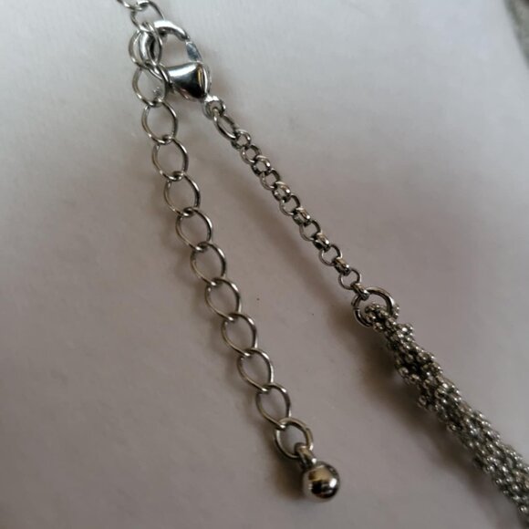 Beautiful Statement Vintage Microbead Lace Necklace - Picture 10 of 12